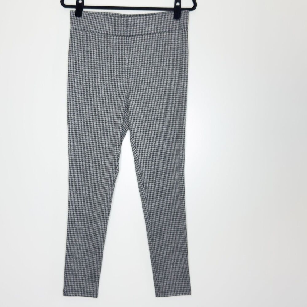 New Ann Taylor LOFT Houndstooth High Waist Leggings Women's Size Medium
